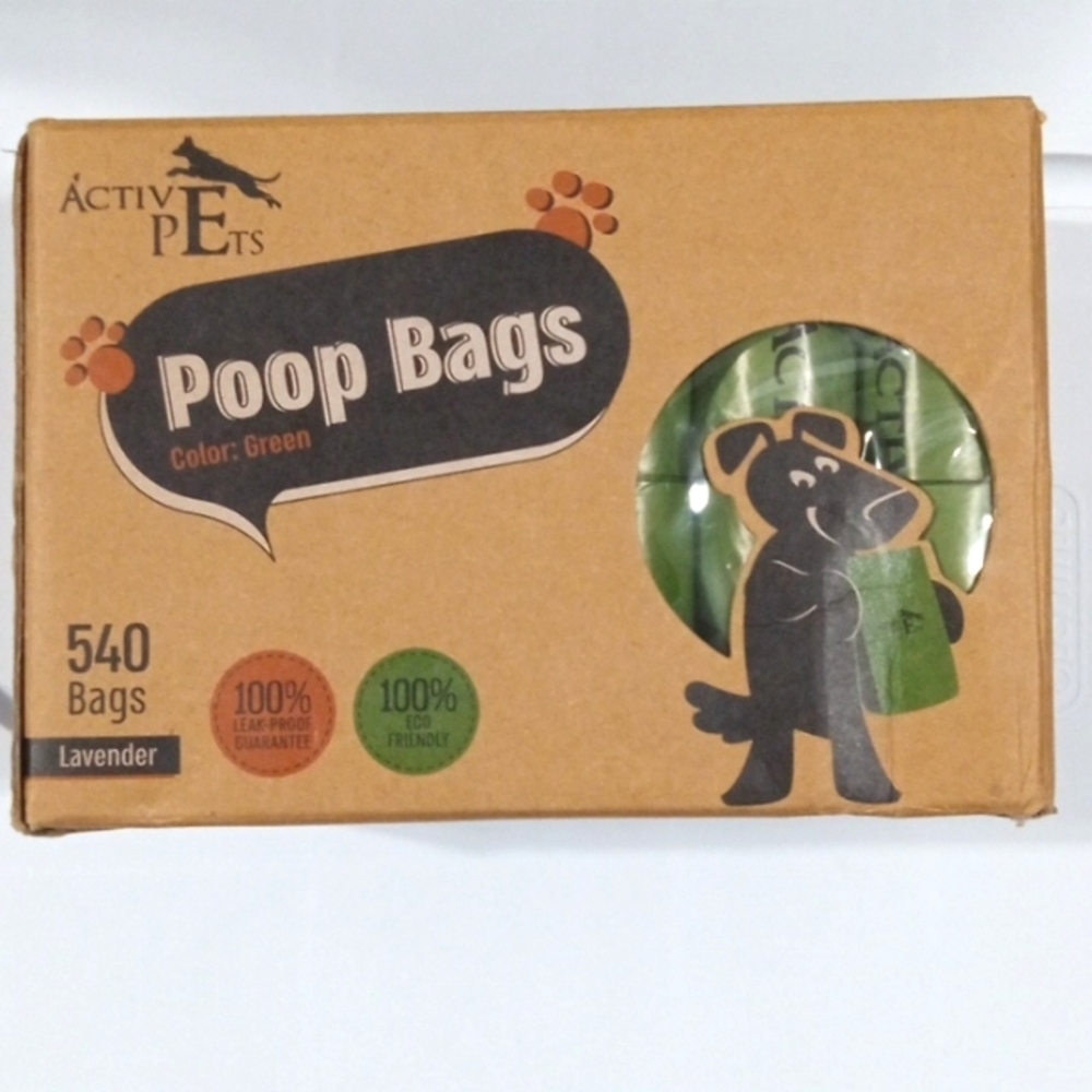 ACTIVE PETS LAVENDER SCENTED WASTE BAGS 540 COUNT NWT